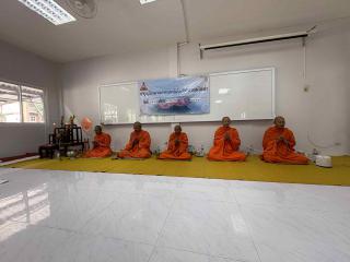 37. กิจกรรมอบรมคุณธรรมและทำบุญโปรแกรมวิชาเทคโนโลยีวิศวกรรมไฟฟ้า