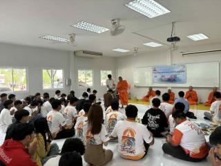 40. กิจกรรมอบรมคุณธรรมและทำบุญโปรแกรมวิชาเทคโนโลยีวิศวกรรมไฟฟ้า