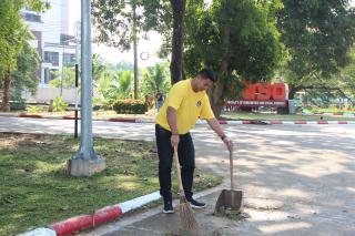 กิจกรรม Big Cleaning Day  เพื่อน้อมสํานึกในพระมหากรุณาธิคุณอันหาที่สุดมิได้เนื่องในวันคล้ายวันสวรรคตพระบรมชนกาธิเบศรมหาภูมิพล อดุลเดชมหาราช บรมนาถบพิตร 13 ตุลาคม 2567 และเตรียมความพร้อมด้านสภาพแวดล้อมเนื่องในโอกาสซ้อมรับปริญญาบัตร ประจำปีการศึกษา 2567