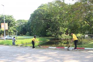 กิจกรรม Big Cleaning Day  เพื่อน้อมสํานึกในพระมหากรุณาธิคุณอันหาที่สุดมิได้เนื่องในวันคล้ายวันสวรรคตพระบรมชนกาธิเบศรมหาภูมิพล อดุลเดชมหาราช บรมนาถบพิตร 13 ตุลาคม 2567 และเตรียมความพร้อมด้านสภาพแวดล้อมเนื่องในโอกาสซ้อมรับปริญญาบัตร ประจำปีการศึกษา 2567