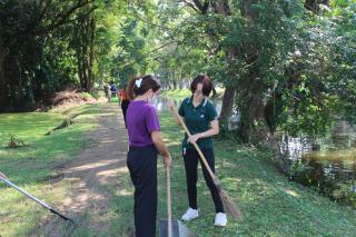 42. กิจกรรม Big Cleaning Day  เพื่อน้อมสํานึกในพระมหากรุณาธิคุณอันหาที่สุดมิได้เนื่องในวันคล้ายวันสวรรคตพระบรมชนกาธิเบศรมหาภูมิพล อดุลเดชมหาราช บรมนาถบพิตร 13 ตุลาคม 2567 และเตรียมความพร้อมด้านสภาพแวดล้อมเนื่องในโอกาสซ้อมรับปริญญาบัตร ประจำปีการศึกษา 2567