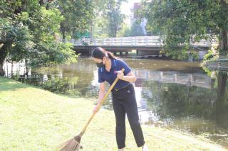 43. กิจกรรม Big Cleaning Day  เพื่อน้อมสํานึกในพระมหากรุณาธิคุณอันหาที่สุดมิได้เนื่องในวันคล้ายวันสวรรคตพระบรมชนกาธิเบศรมหาภูมิพล อดุลเดชมหาราช บรมนาถบพิตร 13 ตุลาคม 2567 และเตรียมความพร้อมด้านสภาพแวดล้อมเนื่องในโอกาสซ้อมรับปริญญาบัตร ประจำปีการศึกษา 2567