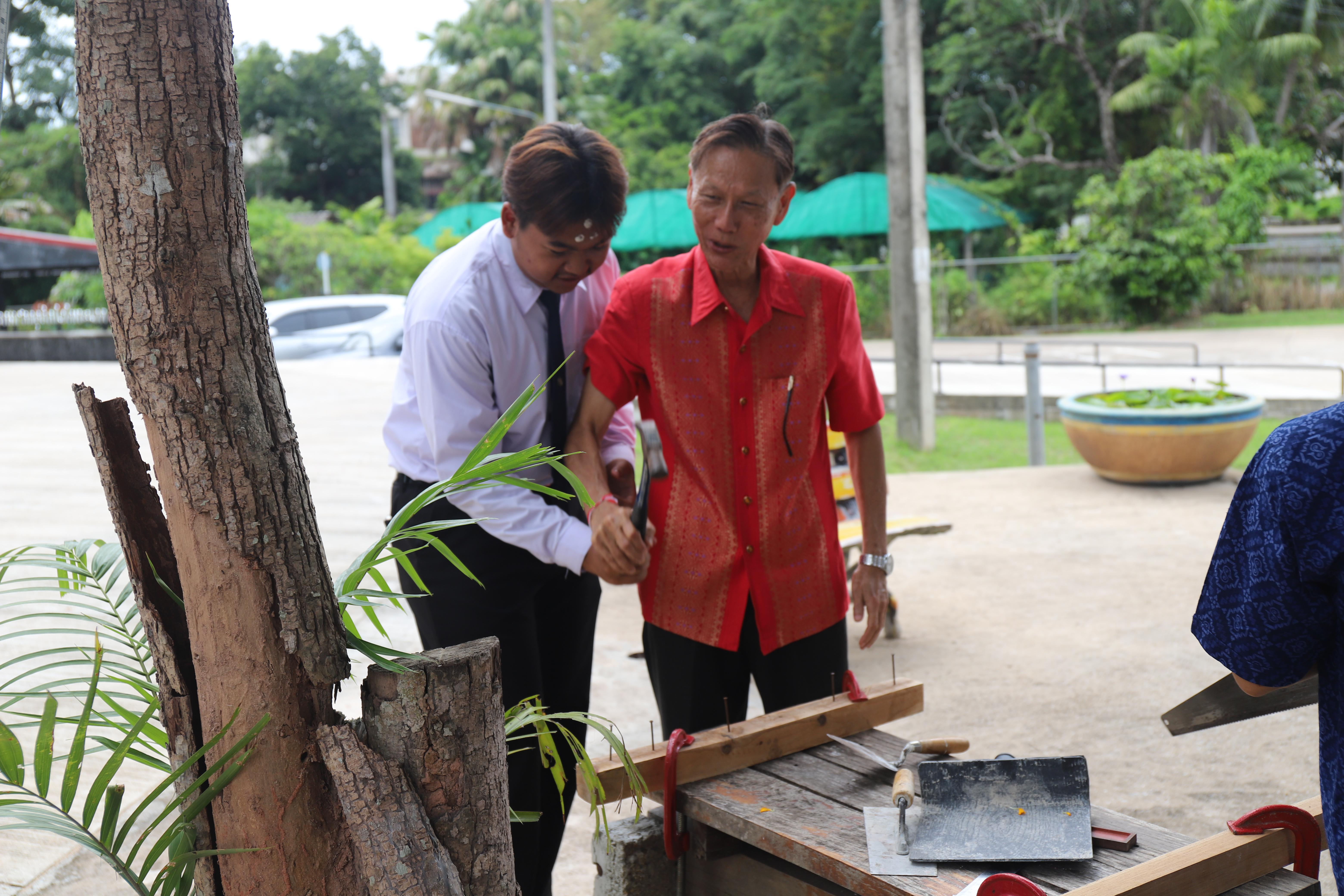 213. พิธีไหว้ครูช่างอบรมคุณธรรมและสานสัมพันธ์พี่น้อง ประจำปี 2568