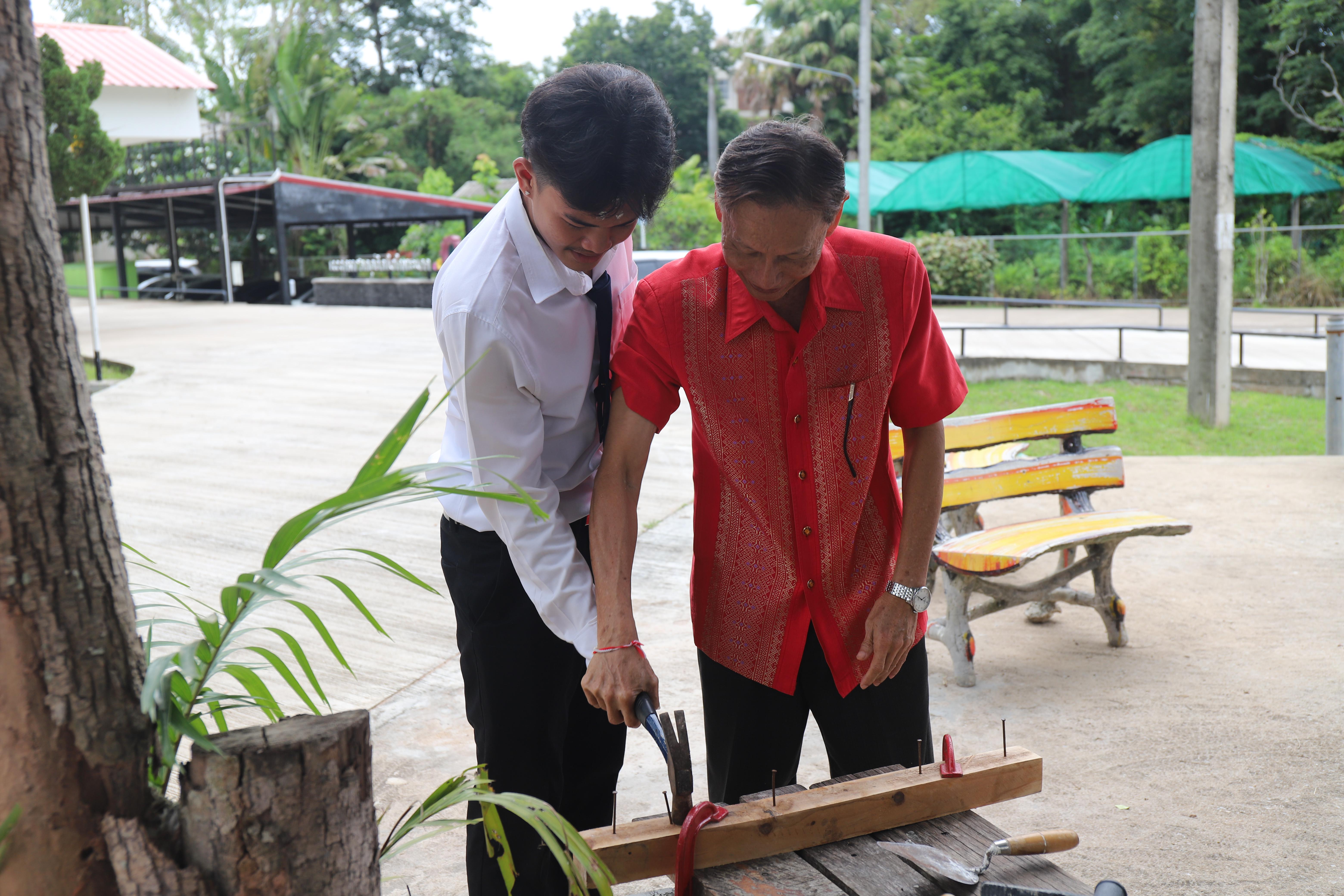 228. พิธีไหว้ครูช่างอบรมคุณธรรมและสานสัมพันธ์พี่น้อง ประจำปี 2568