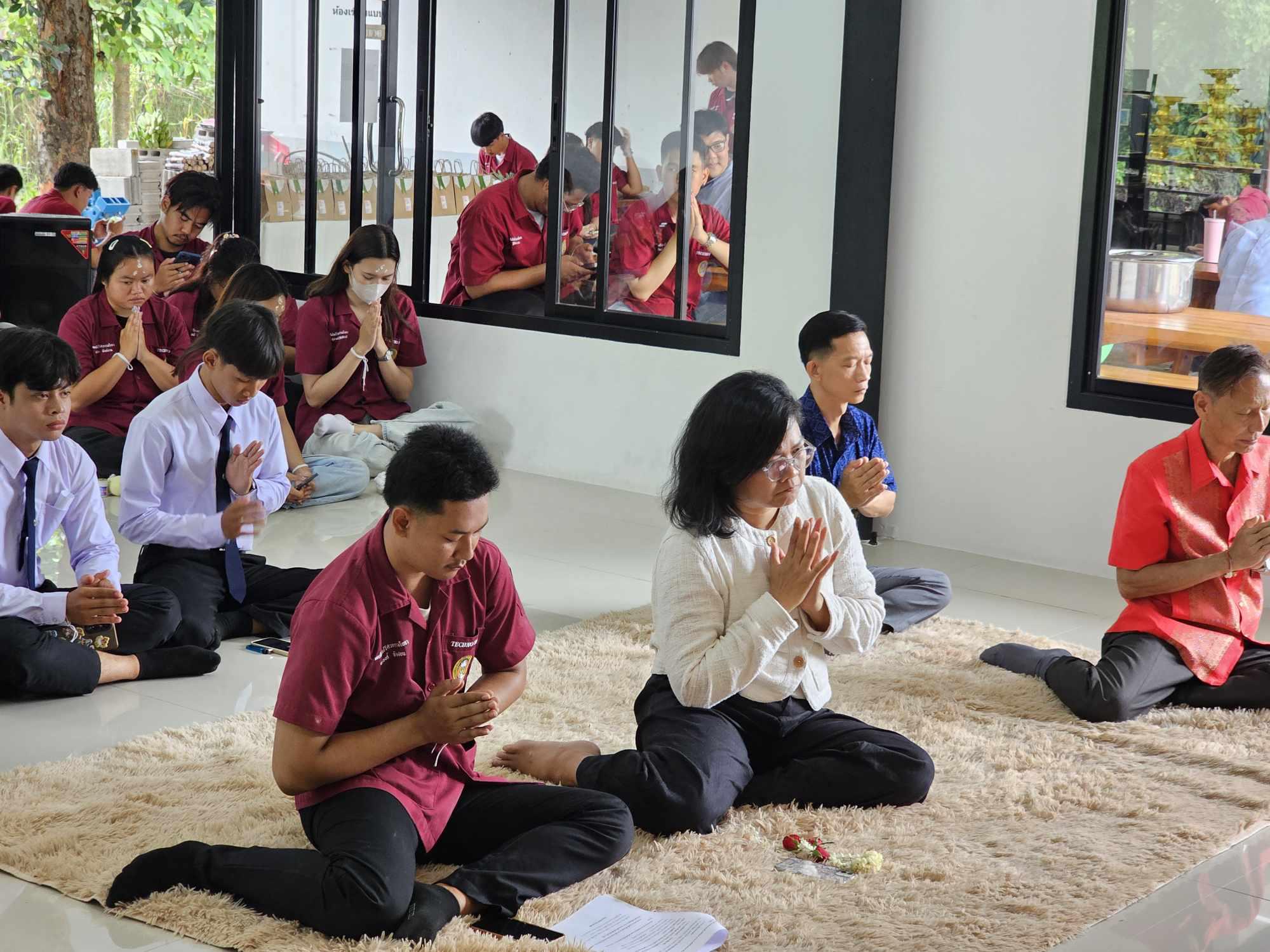 269. พิธีไหว้ครูช่างอบรมคุณธรรมและสานสัมพันธ์พี่น้อง ประจำปี 2568
