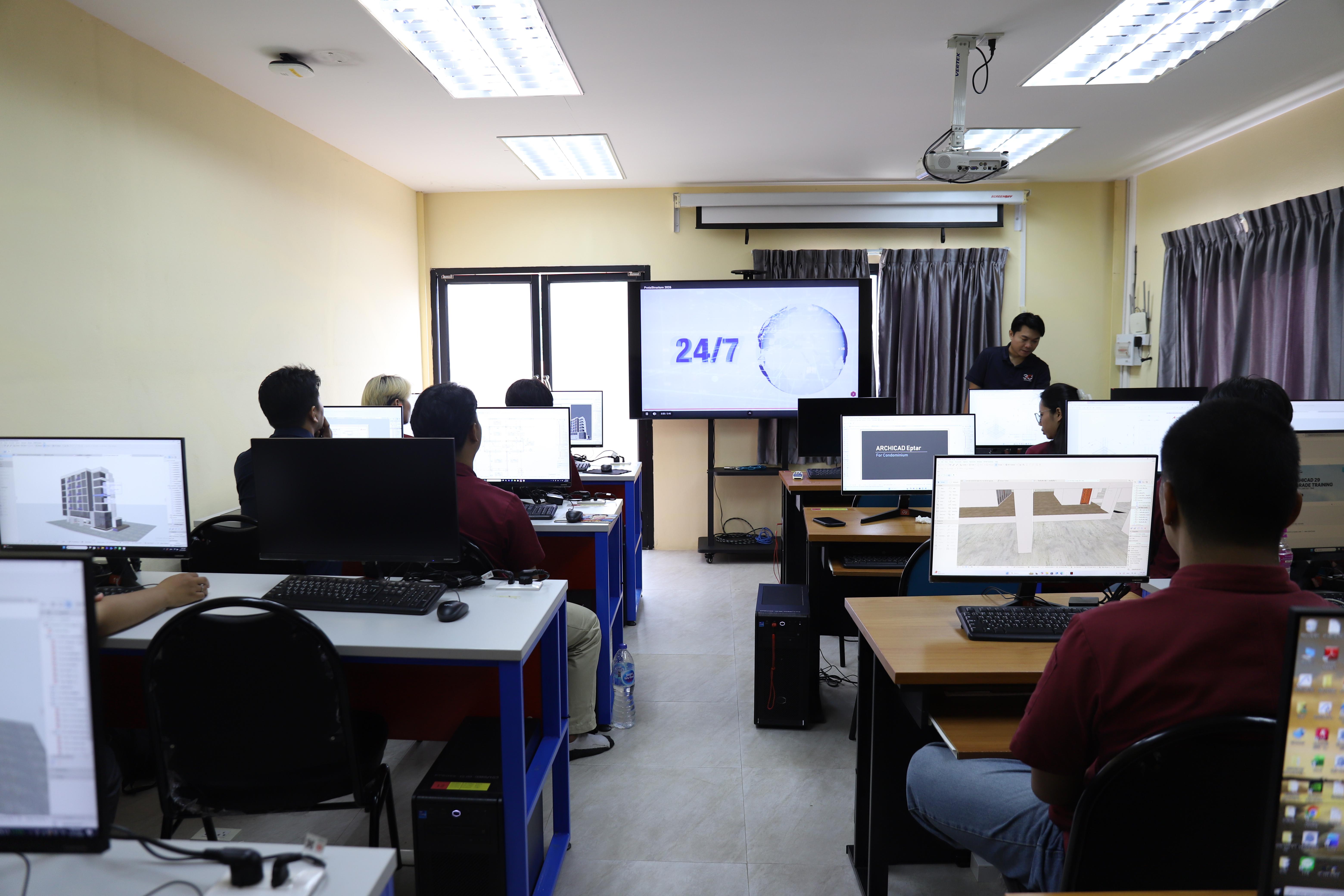 22. กิจกรรมอบรมเสริมสร้างศักยภาพในการผลิตบัณฑิตโปรแกรมวิชาเทคโนโลยีวิศวกรรมโยธา ครั้งที่1