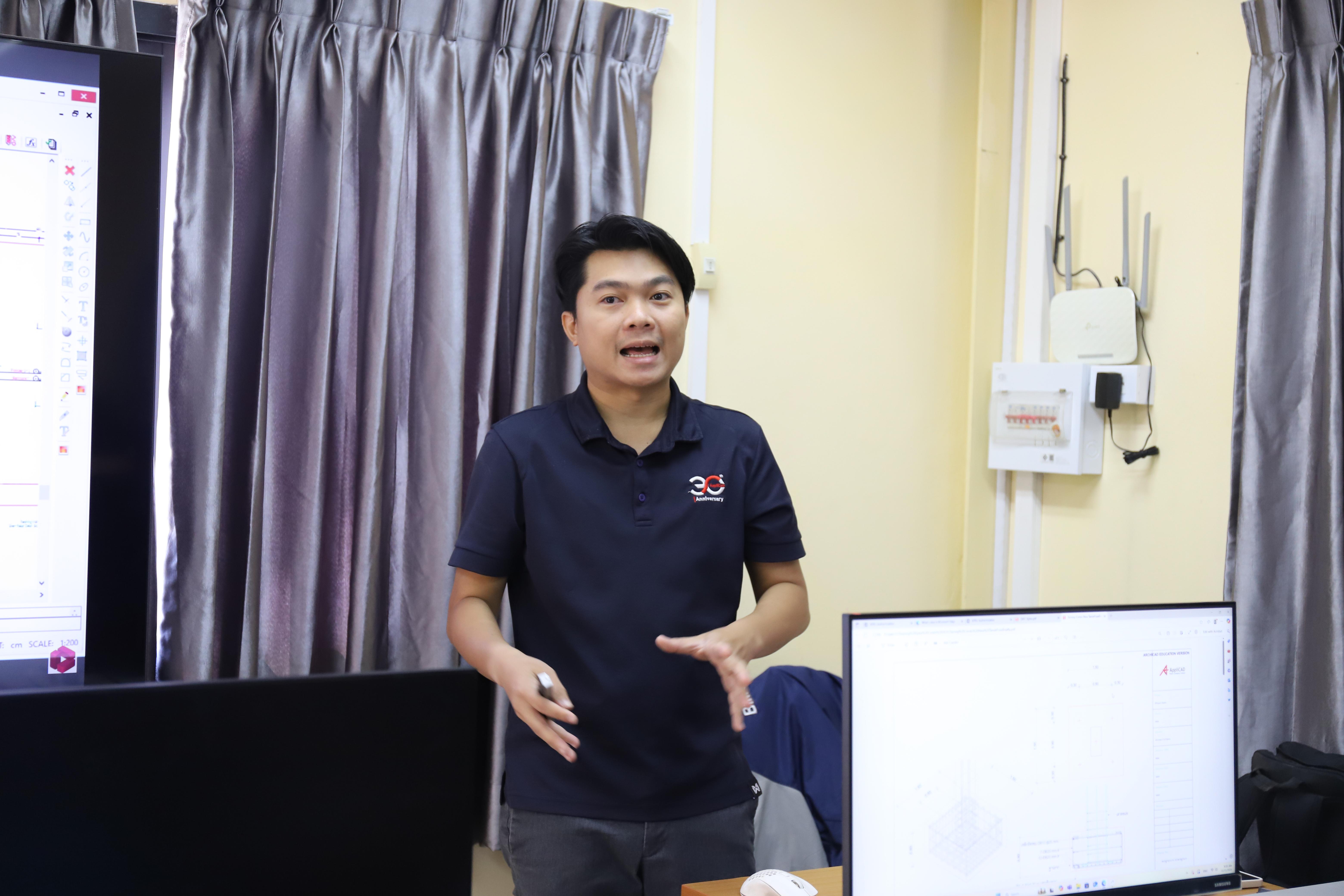 21. กิจกรรมอบรมเสริมสร้างศักยภาพในการผลิตบัณฑิตโปรแกรมวิชาเทคโนโลยีวิศวกรรมโยธา (ครั้งที่ 2)