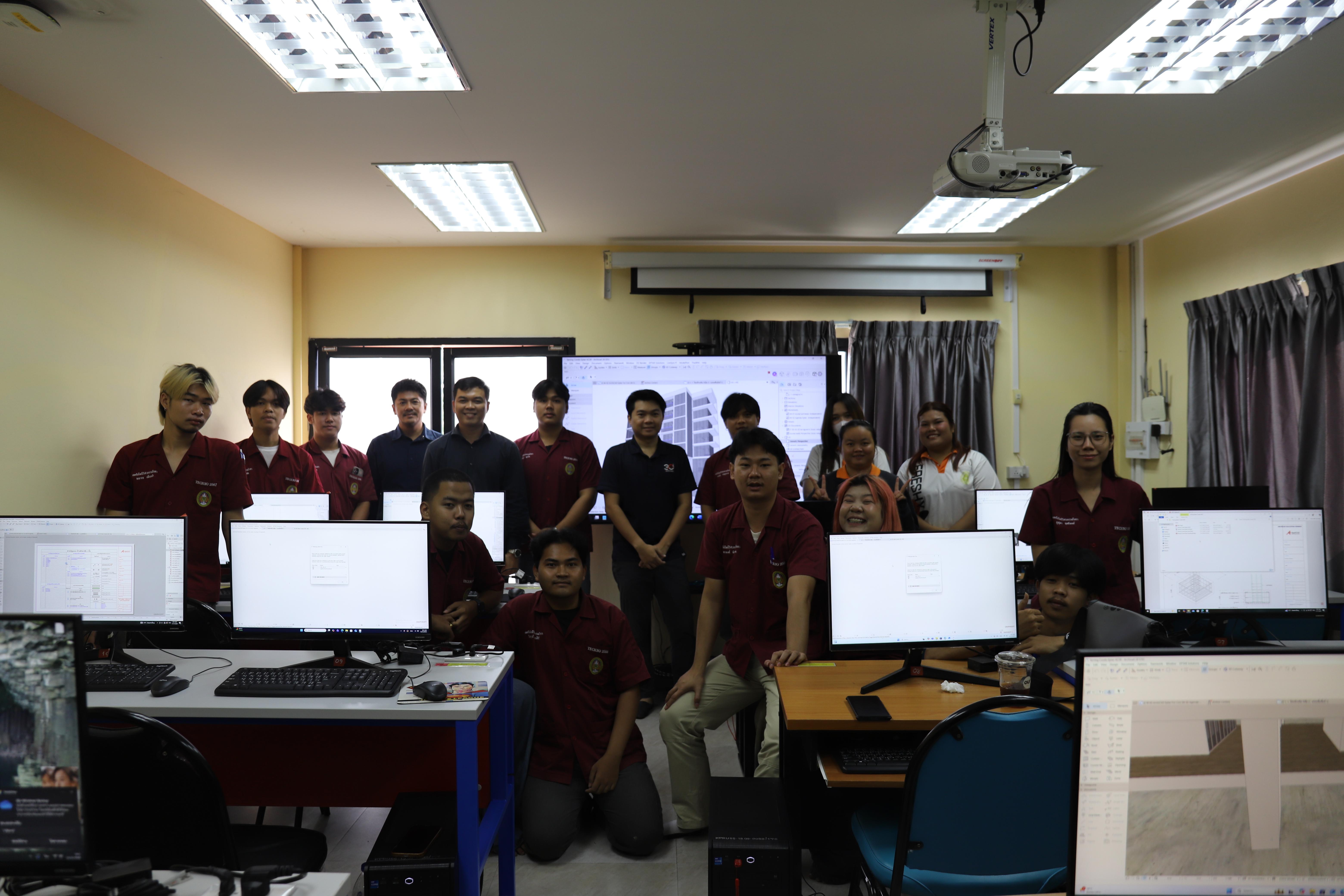 25. กิจกรรมอบรมเสริมสร้างศักยภาพในการผลิตบัณฑิตโปรแกรมวิชาเทคโนโลยีวิศวกรรมโยธา (ครั้งที่ 2)