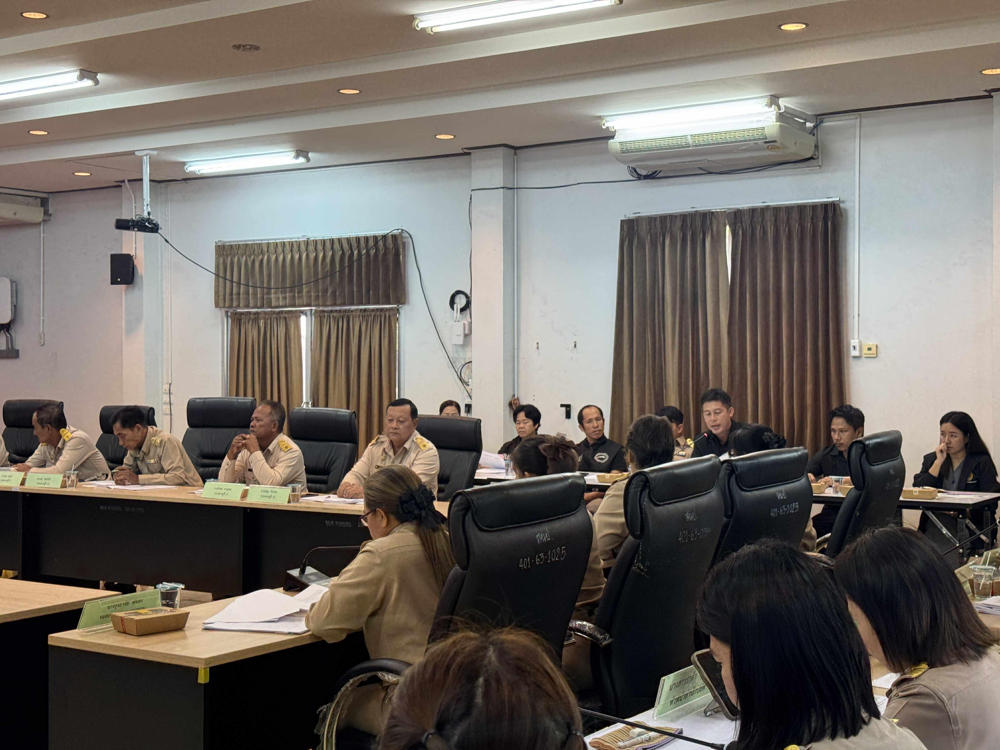 31. ประชุมการสภาองค์การบริหารส่วนตำบลทรงธรรม สมัยวิสามัญ สมัยที่ 2  ประจำปี พ.ศ. 2568