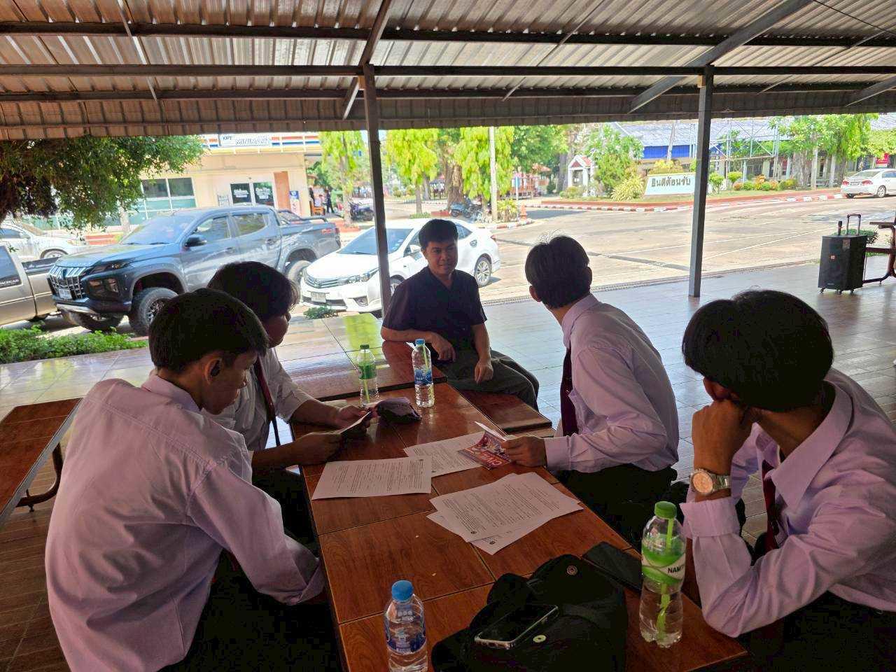 4. ตั้งบูธแนะแนวและรับสมัครนักศึกษา ประจำปีการศึกษา 2569