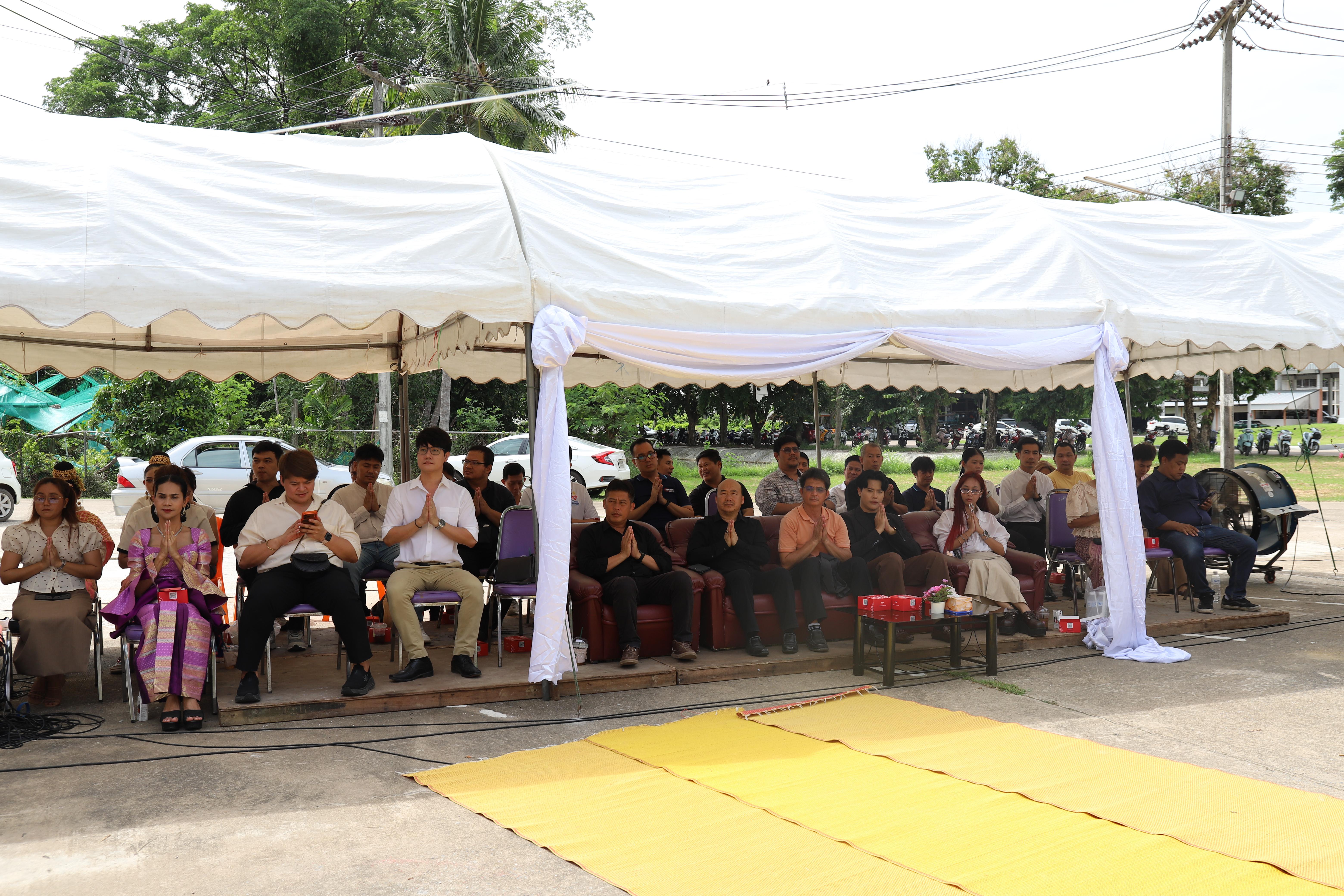 62. คณะเทคโนโลยีอุตสาหกรรม จัดพิธี ไหว้ครูช่าง บวงสรวงพระวิษณุกรรม ประจำปีการศึกษา 2569