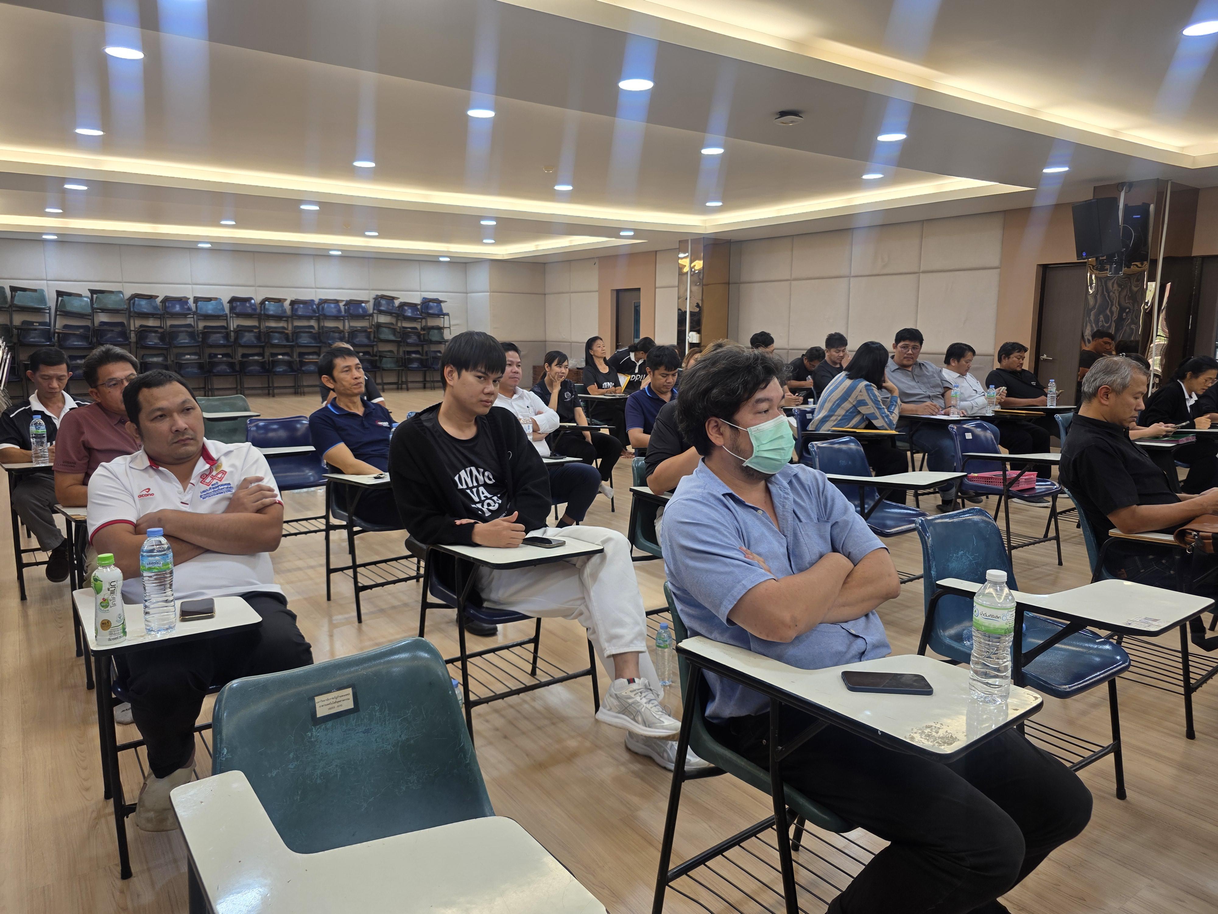 109. คณะเทคโนโลยีอุตสาหกรรม จัดประชุมคณะ เชิญคณาจารย์และบุคลากรร่วมแลกเปลี่ยนข้อมูลและขับเคลื่อนการดำเนินงาน
